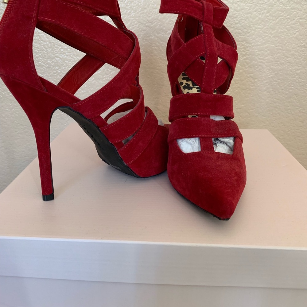 Red heels.